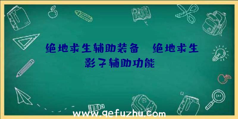 「绝地求生辅助装备」|绝地求生影子辅助功能